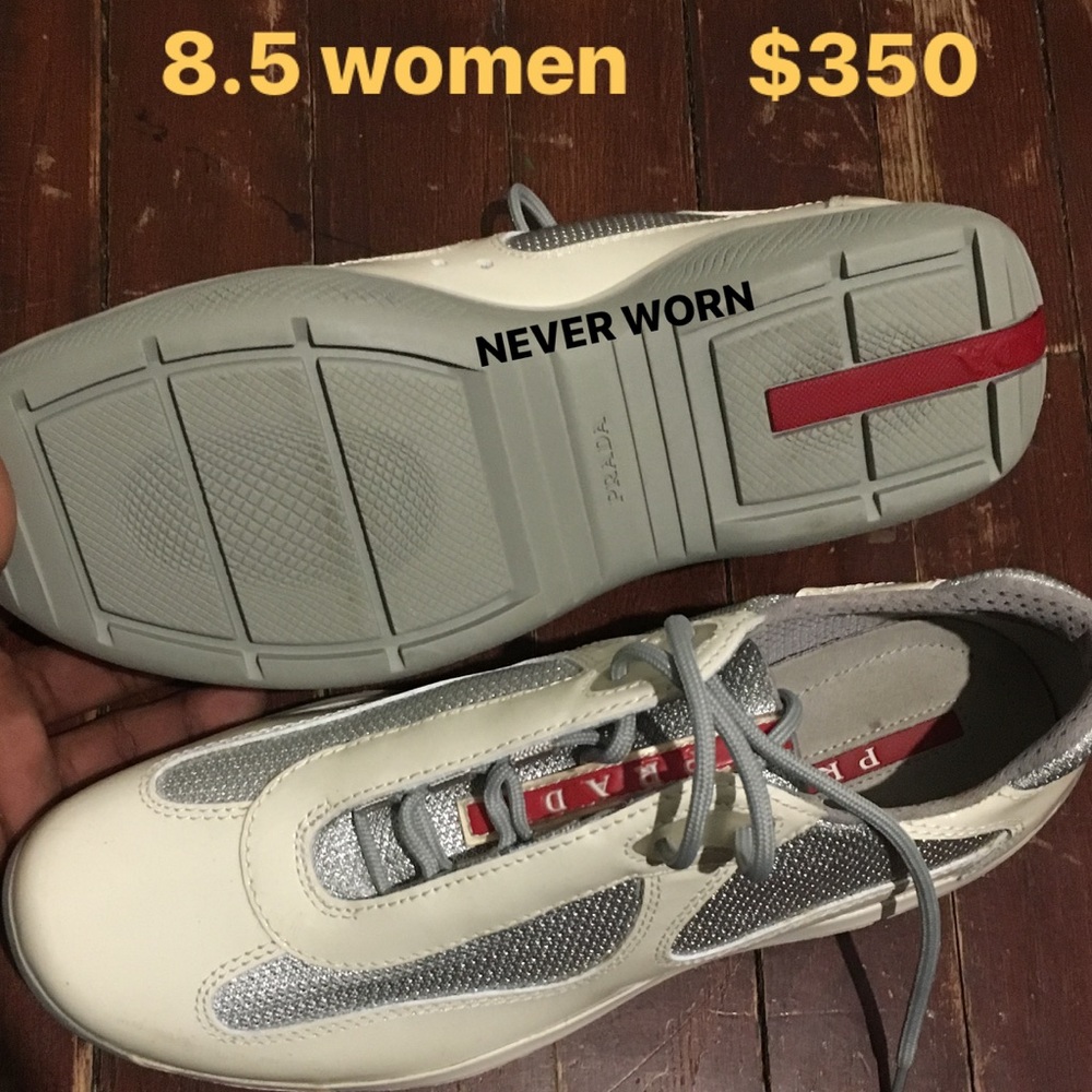 Women’s Prada America’s Cup Sneaker - Picture 3 of 6